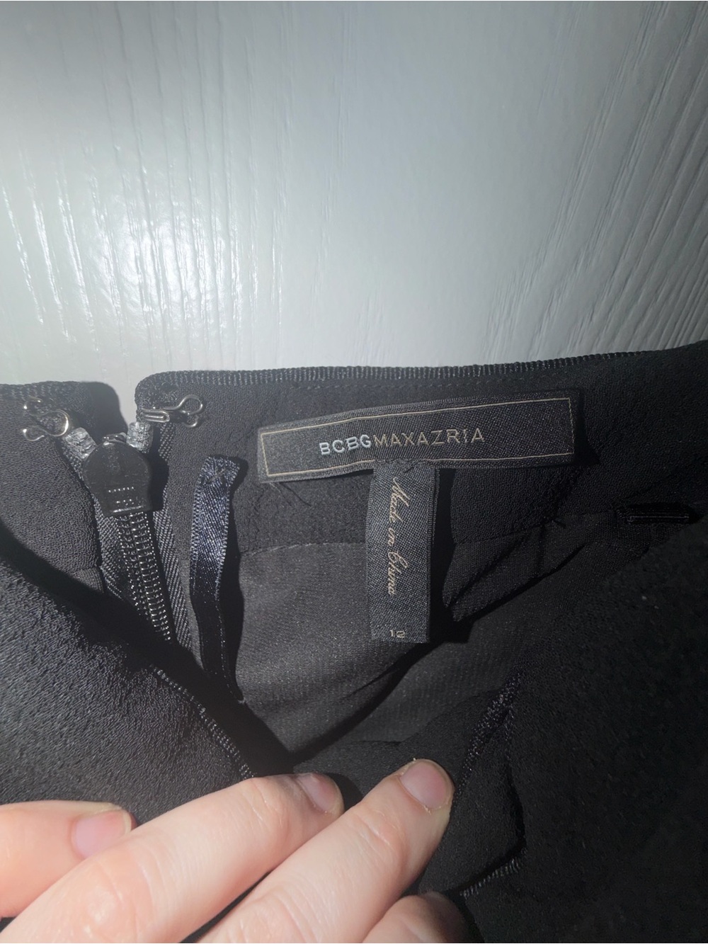 BCBGMaxAzria Black High-Waist Skirt